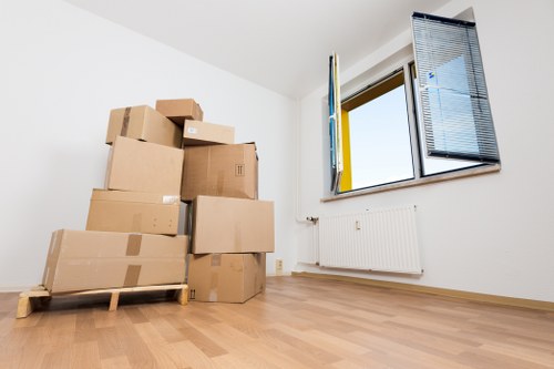 Local office removals team handling a Kensington commercial move