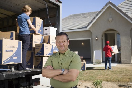 Careful packing and loading for a Kensington flat removal