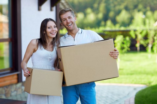 Secured moving van prepared for safe transport