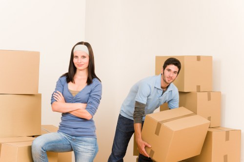 Professional furniture pick-up service near Kensington apartment buildings and parking restrictions