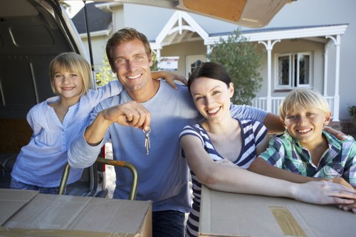 Moving van ready for a Kensington home relocation