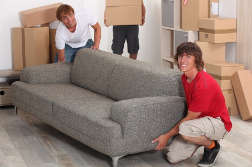 Careful handling of furniture during a Kensington move