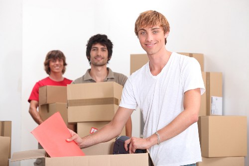 Commercial removal van transport in Kensington